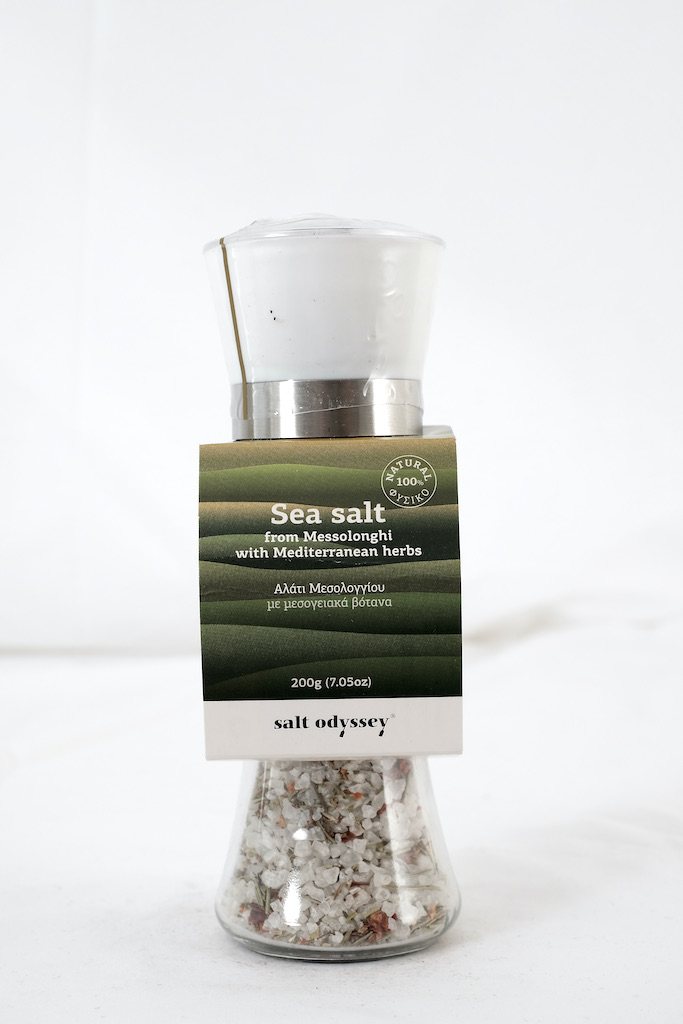 Ekte sjøsalt med urter fra Hellas - Salt Odyssey - Olivelia