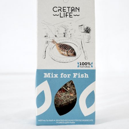 Gresk Fiskekrydder mix 50 g - Creatan Life - Forside - Olivelia
