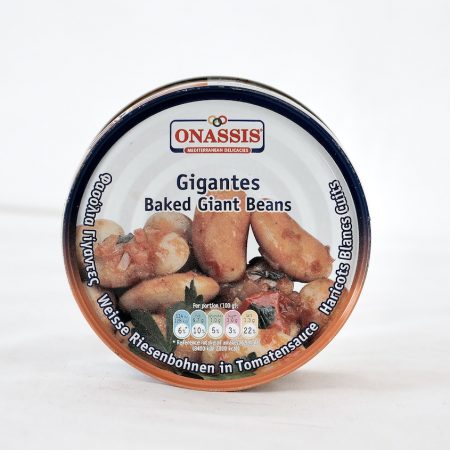 Gigantes - bakte storebønner 280 g - Onassis - Forside - Olivelia