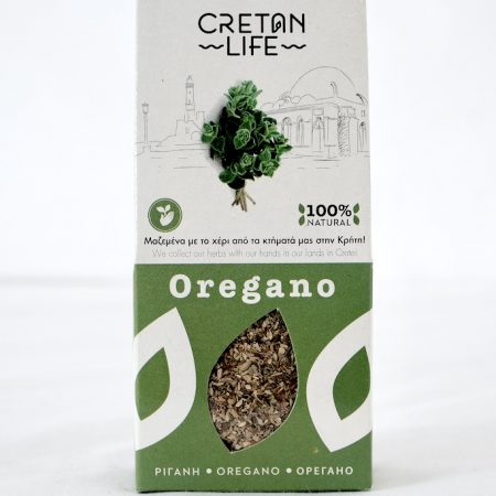 Gresk oregano krydder 40 g - Cretan Life - Forside - Olivelia