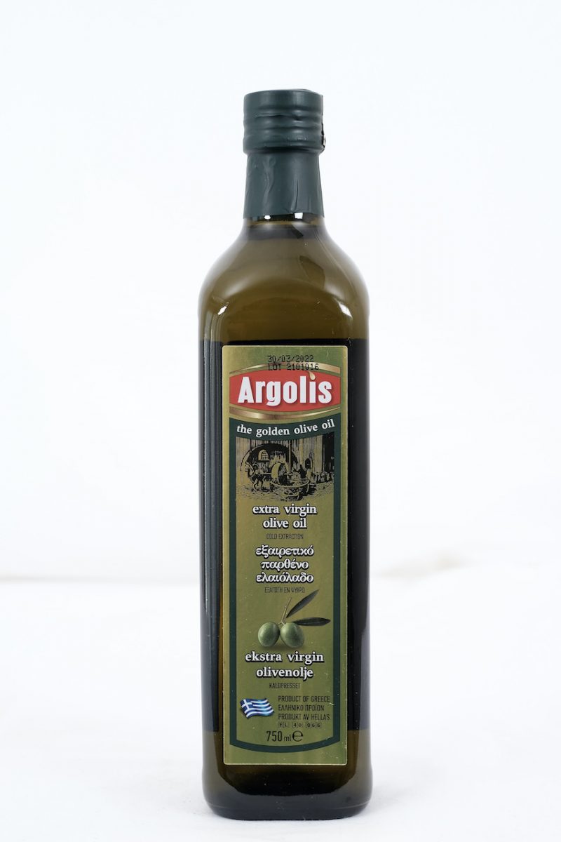 Olivelia - Argolis - Extra virgin olivenolje kaldpresset - 750 ml - Forside