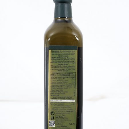 Olivelia - Argolis - Extra virgin olivenolje kaldpresset - 750 ml - Ingredienser