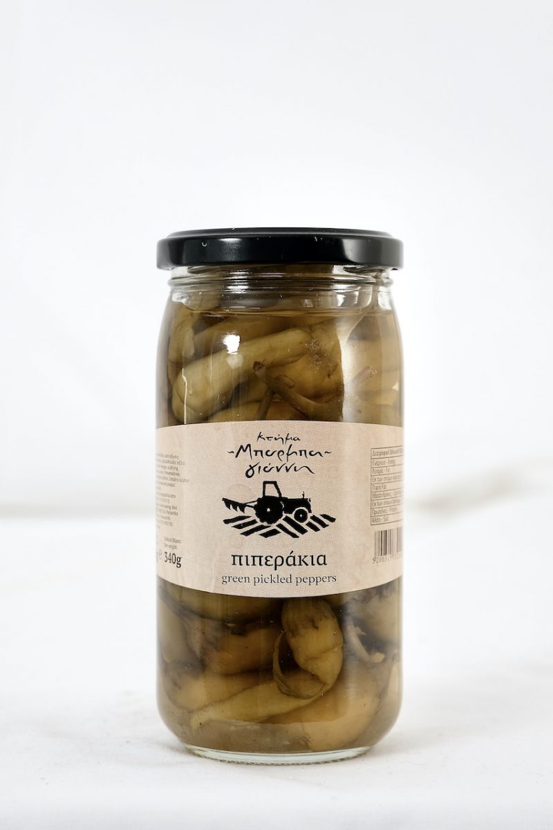 Olivelia - Uncle Yiannis - Syltet grønne pepper - Forside