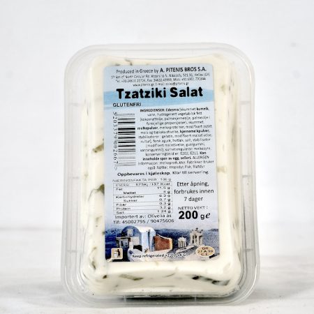 Pitenis Tzatziki salat - 200 g - Bakside