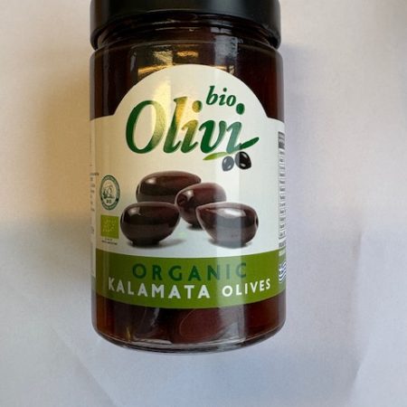 Kalamata Oliven Organic med stein (12x200g)