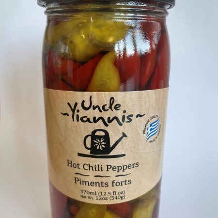 Uncle Yannis Red & Green Chilli Peppers (12x370ml)